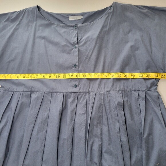 COS Shirt Womens SIZE 36 Button Front Long Tunic Dress Top Pockets Casual Ladies - Picture 11 of 16